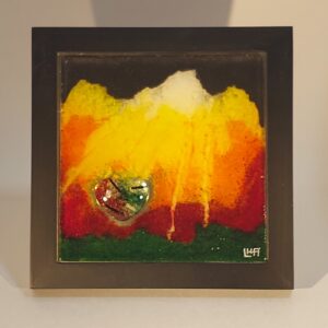 Light from Above - 6" x 6" framed - $100